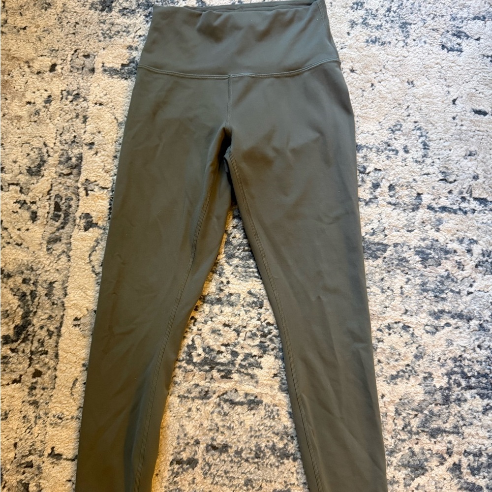 lululemon athletica Olive Green High-Rise Leggings